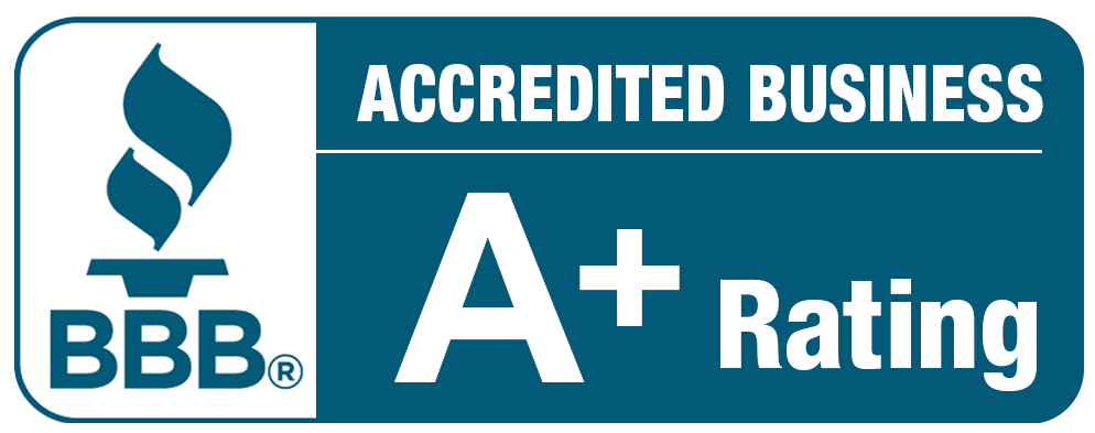 Bbb accredited business a+ rating.